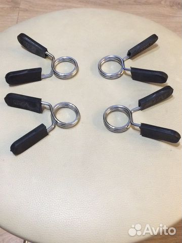 Пружинный замок для грифа