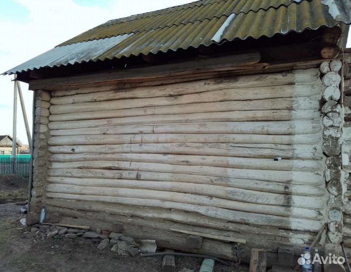 Сруб дома из бревна бу
