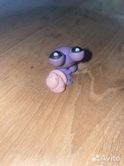 Littlest pet shop #554 Purple Pink Hermit Crab