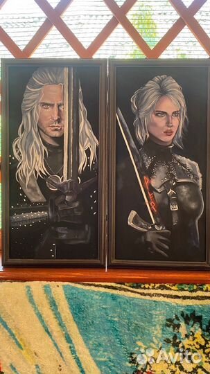 Нарды ручной работы 