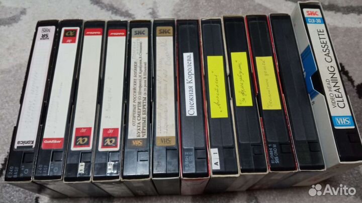 Видеокассеты vhs