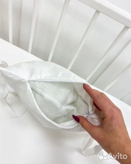 Бортики в кроватку для новорожденных