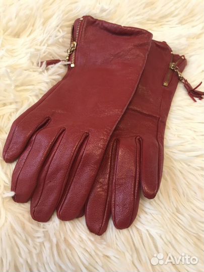 Перчатки кожаные новые