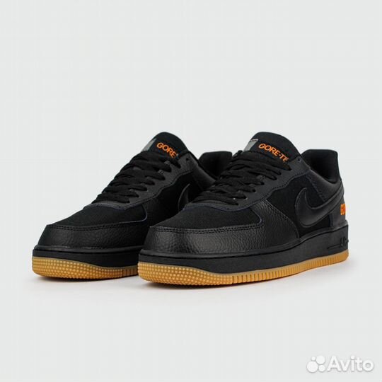 Nike Air Force 1 Low Gore-tex Black / Gum new2