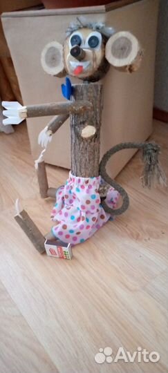 Деревянные сказочные герои