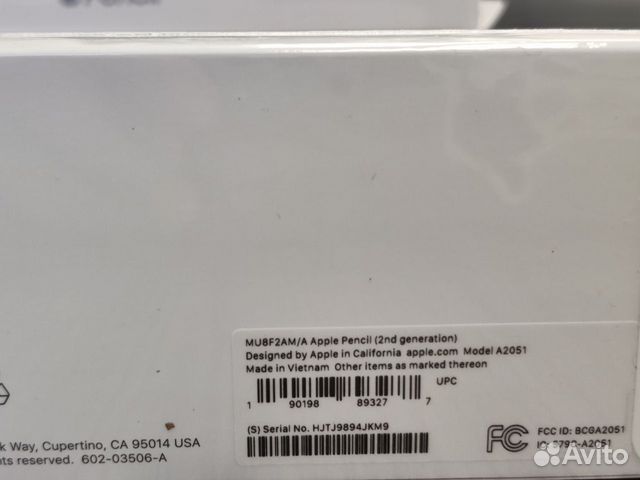 Стилус Apple Pencil 2 Новый. Гарантия