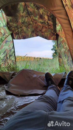 Палатка туристическая 2 местная с тамбуром