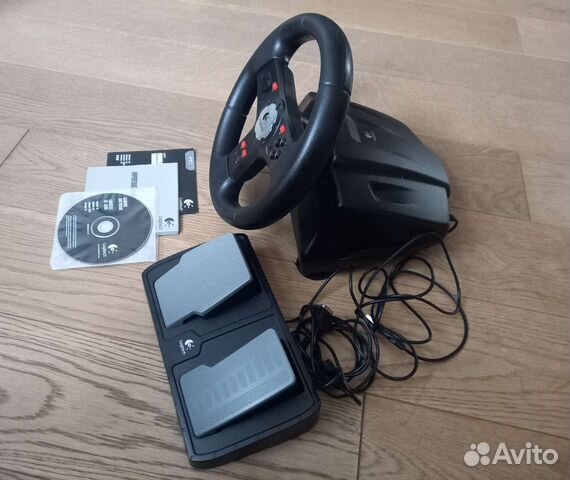 Руль с педалями Logitech Formula Vibration