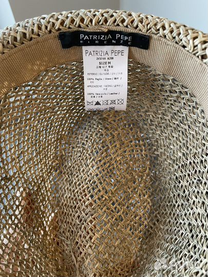Шляпа женская соломенная Patrizia Pepe