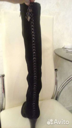 Сапоги евро зима замша женские 38 размер
