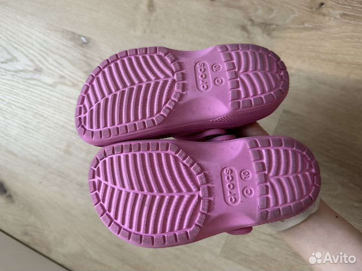 Тапки crocs c10 розовые