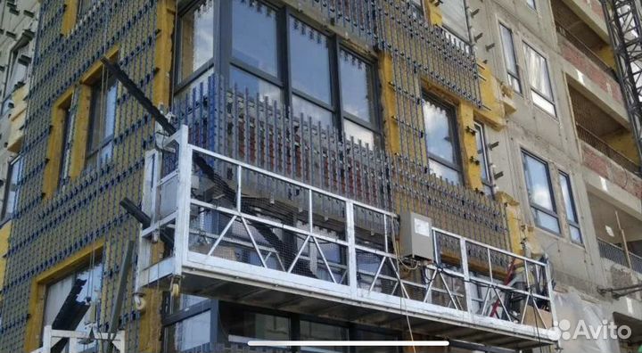 Монтаж фасадных подъёмников ZLP-639