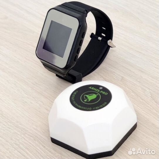 Беспроводная система/кнопка вызова официанта часы