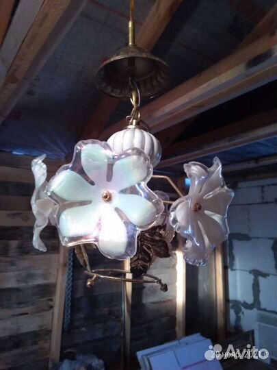 Люстра потолочная бу