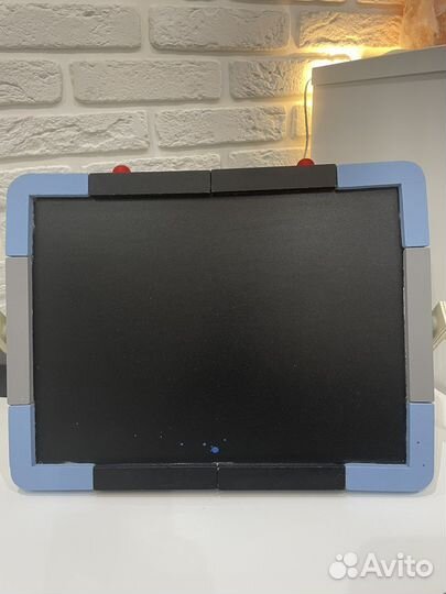 Доска мольберт магниты рисование двусторонняя