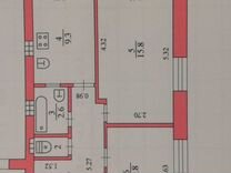 2-к. квартира, 49 м², 1/2 эт.