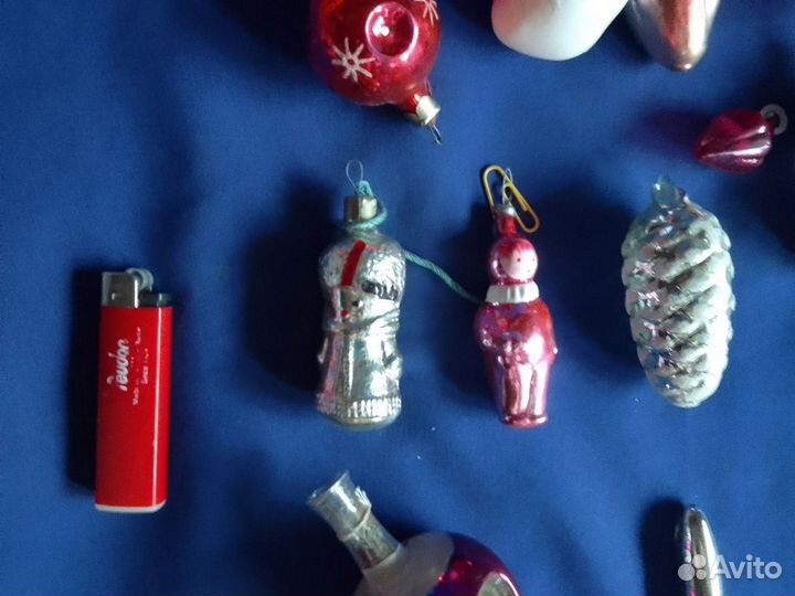 Раритет из СССР - Набор ёлочных игрушек