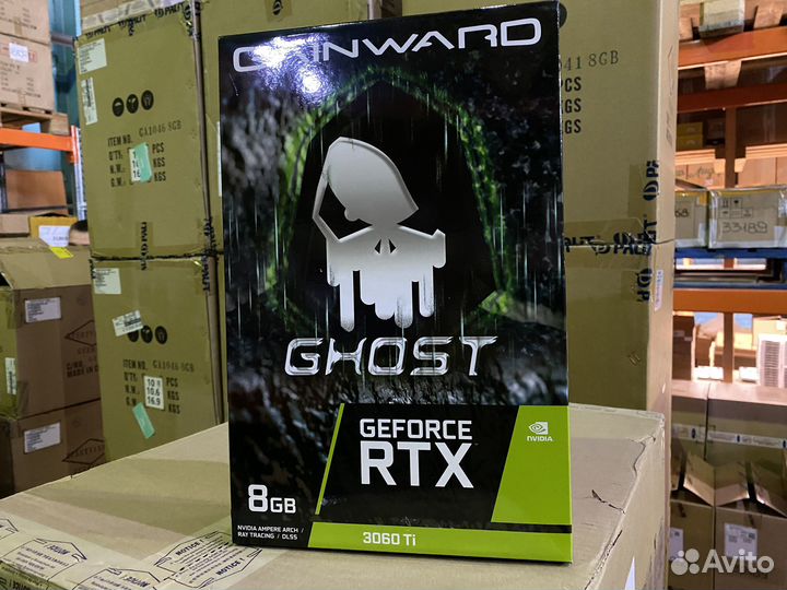 Видеокарта Gainward GeForce RTX 3060Ti Ghost 8GB