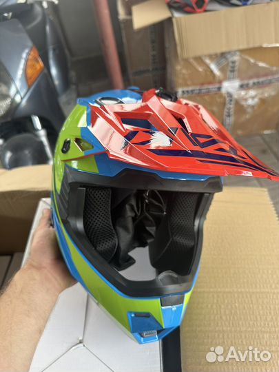 Мото шлем кроссовый мотард