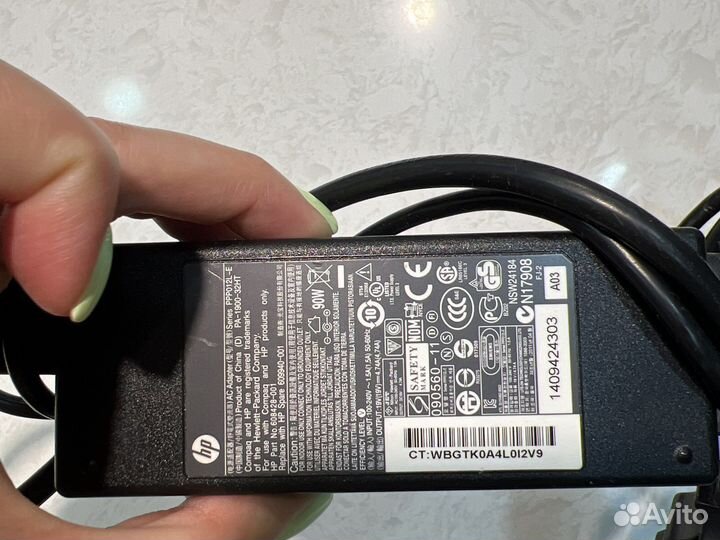 Блок питания для ноутбука hp