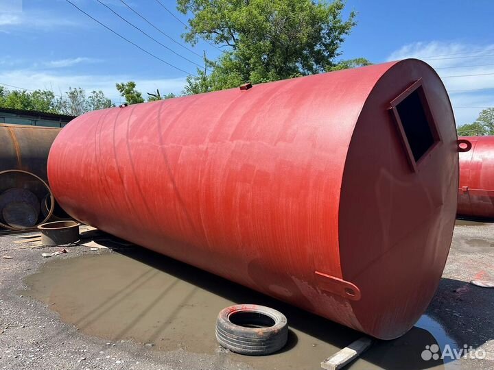 Резервуар Горизонтальный Стальной на заказ 100/40