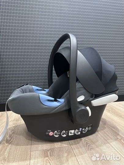 Автолюлька cybex aton B i-Size+адаптеры в подарок