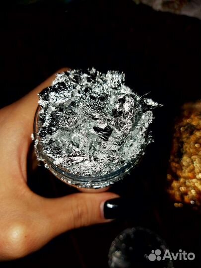 Фольга поталь для дизайна ногтей и рукоделия