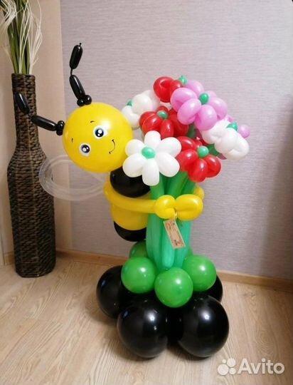 Цветы из воздушных шаров, букеты, шарики, шары