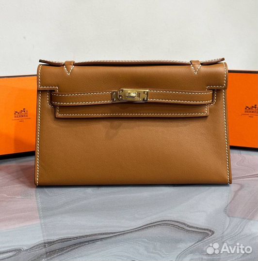 Сумка hermes kelly pochette swift