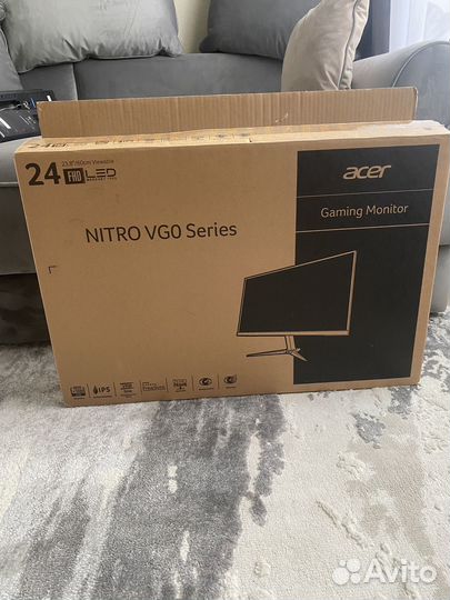 Монитор acer 24 nitro vgo series