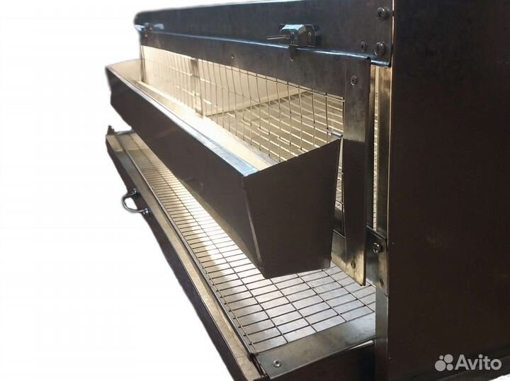 Брудер клетка для перепелов с яйцесборником