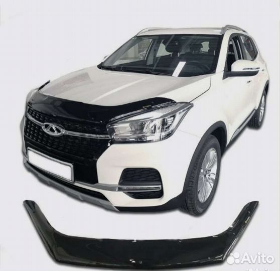 Дефлектор капота Chery Tiggo 4 мухобойка