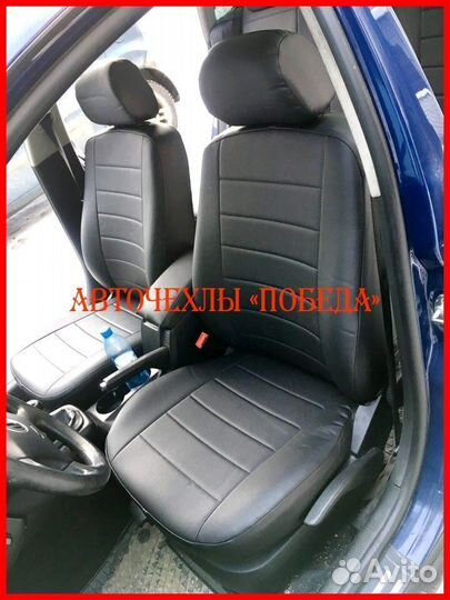 Чехлы Volkswagen Passat B5 из экокожи чёрные Класс