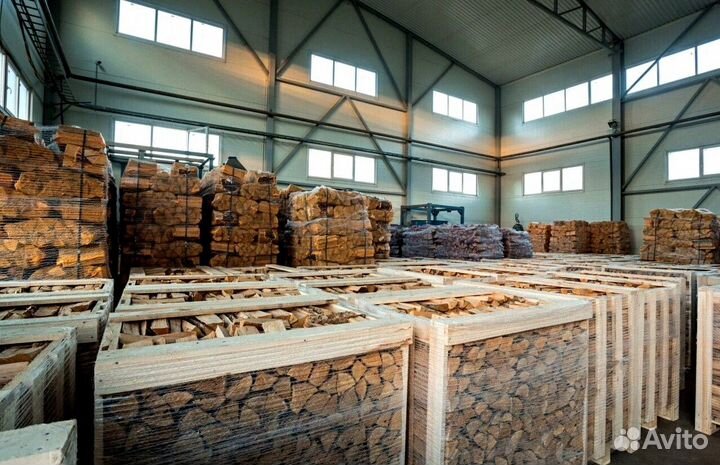 Дрова естественной влажности от 4м3