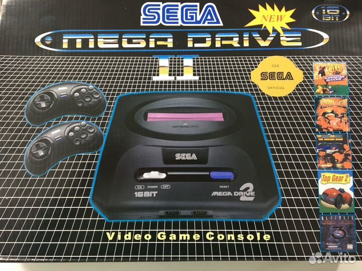Игровая приставка Sega Mega Drive 2, 16Bit