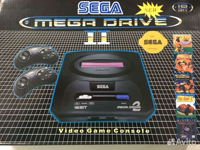 Игровая приставка Sega Mega Drive 2, 16Bit