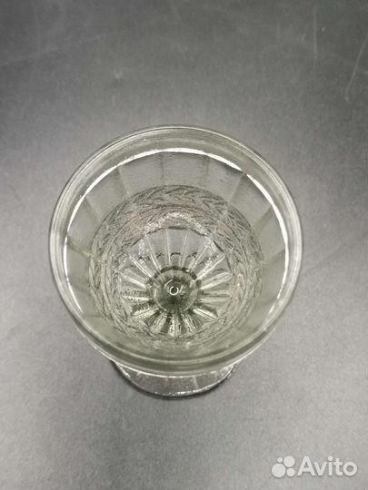 Рюмка Лафитник Стекло старинная