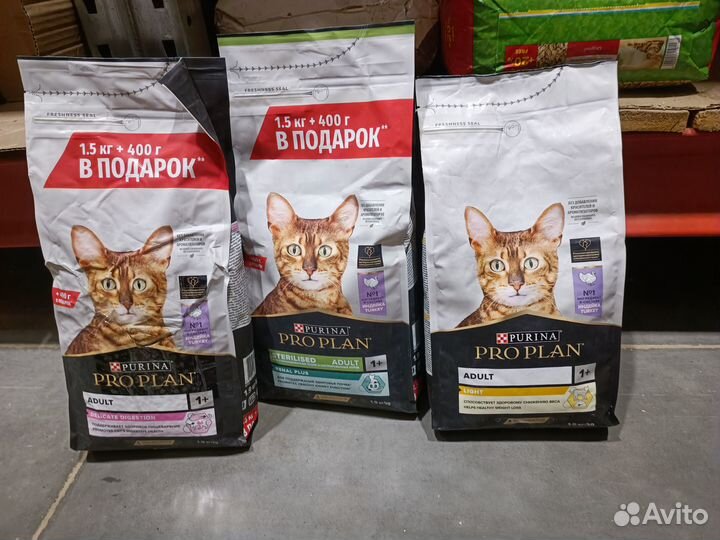 Корм для кошек и собак в ассортименте