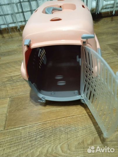 Переноска для кошек пластиковая