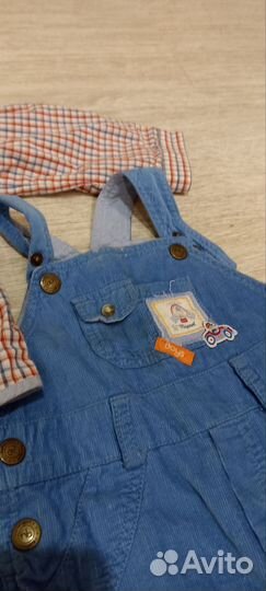 Комплект: комбинезон + рубашка