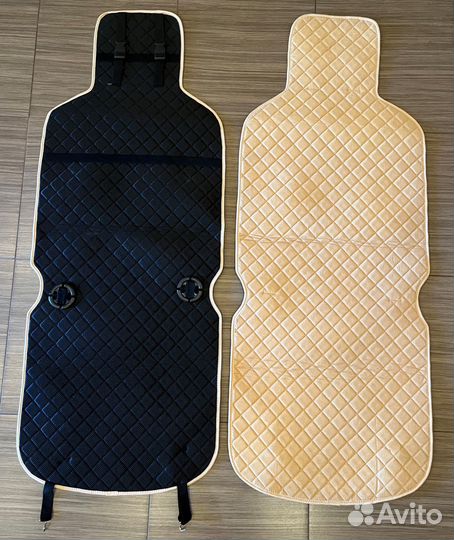 Комплект накидок на авто Алькантара к-т2шт Бежевый