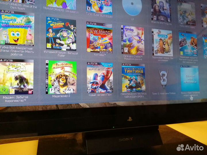 Прошитая Sony PlayStation 3 + 90 детских игр