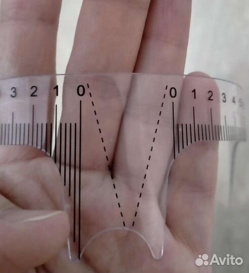 Линейка для бровей