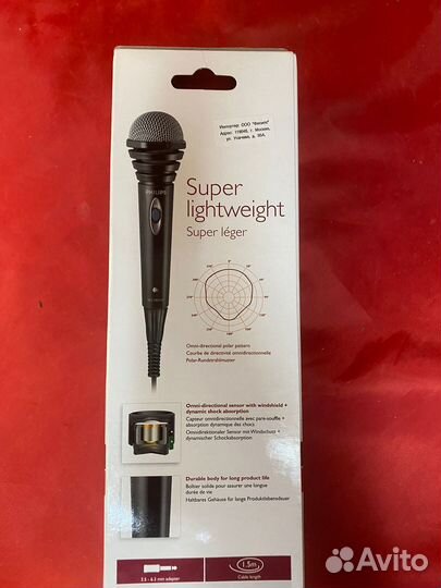 Микрофон philips новый