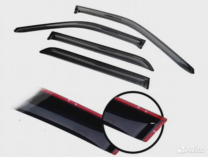 Ветровики для VW Caddy (2004-2020)