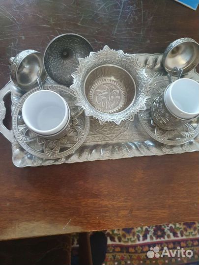 Кофейный турецкий набор на двоих(армуды)