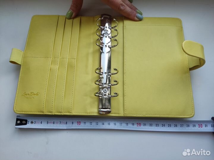 Ежедневник на 6 кольцах, А6, Love Doki, экокожа