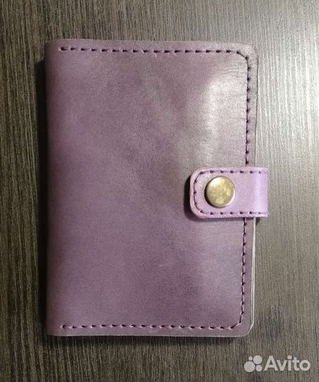 Обложка для автодокументов натуральная кожа