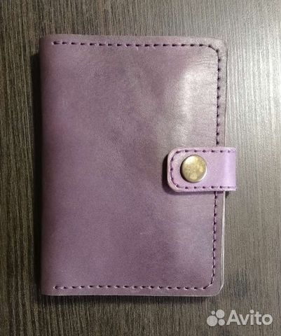 Обложка для автодокументов натуральная кожа