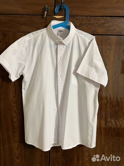 Рубашка белая короткий рукав
